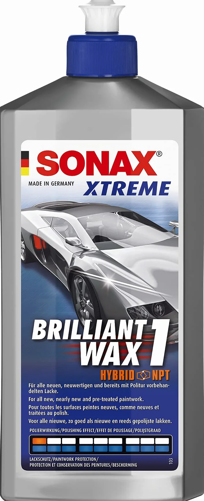 Sonax 02012000-810 Wosk, Wielokolorowy, 500 ml