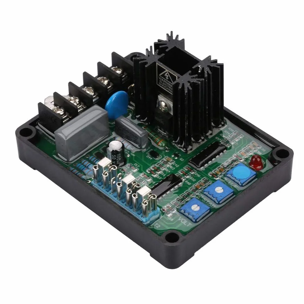Regulator napięcia GAVR-8A, moduł automatycznego regulatora napięcia uniwersalnego generatora AVR 110/220/440 VAC Programowalny regulator napięcia wejściowego