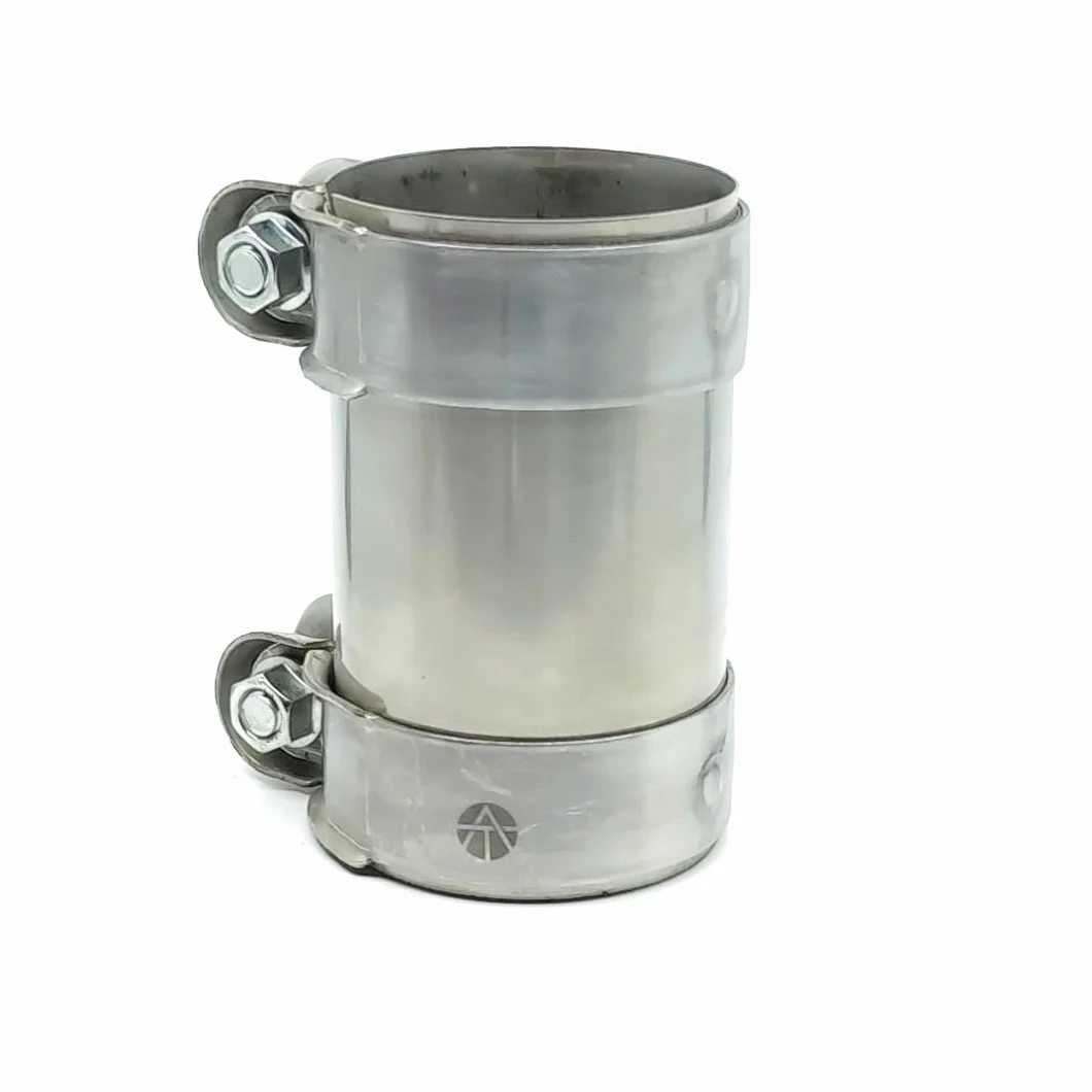 Podwójna obejma ze stali nierdzewnej do rury wydechowej łącznik rury 45 48 50 55 60 65 70 mm (Ø 50 mm / dł.: 90 mm)