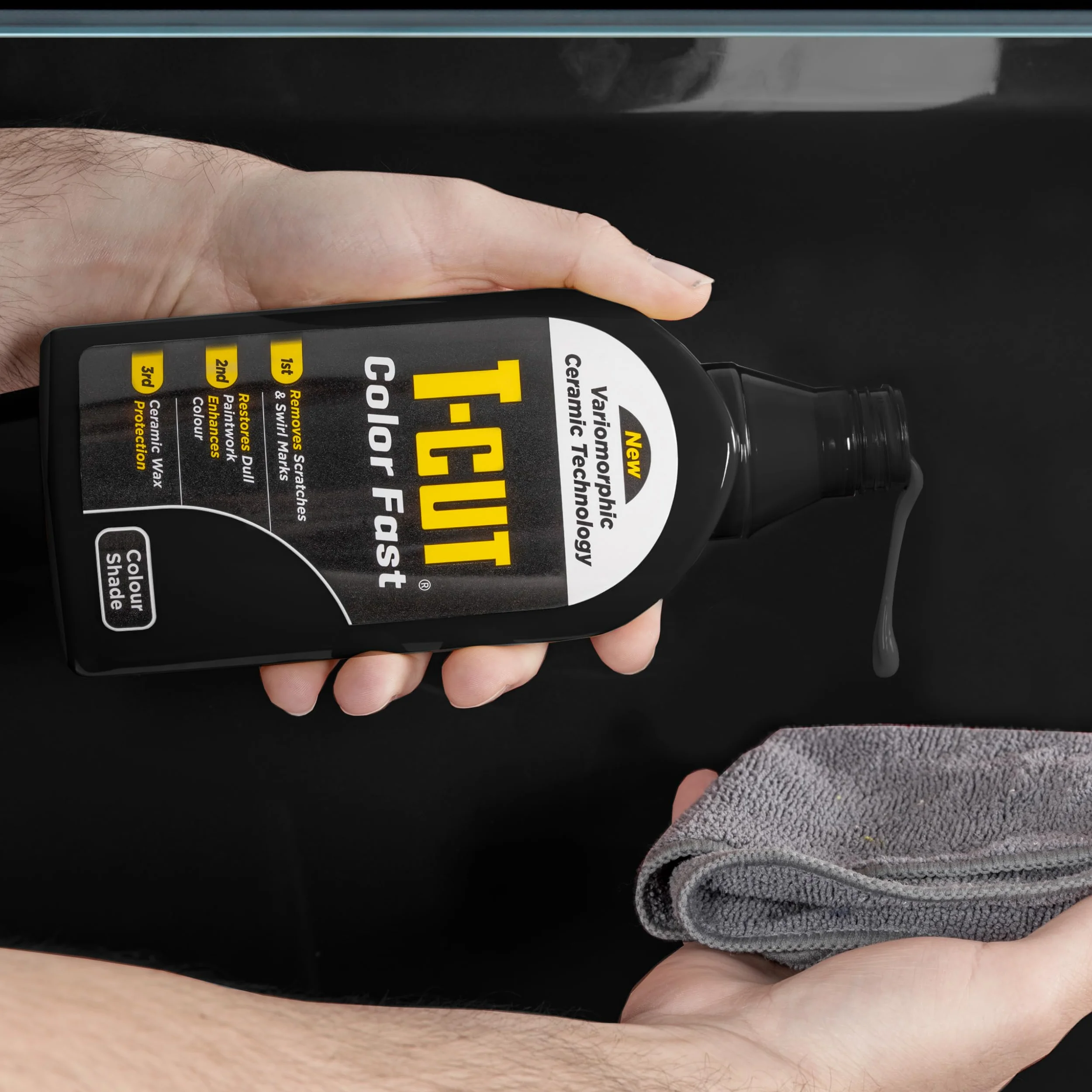 T-Cut 3-w-1 Color Autopolitur Quick Paint Restorer, czarny, 500 ml