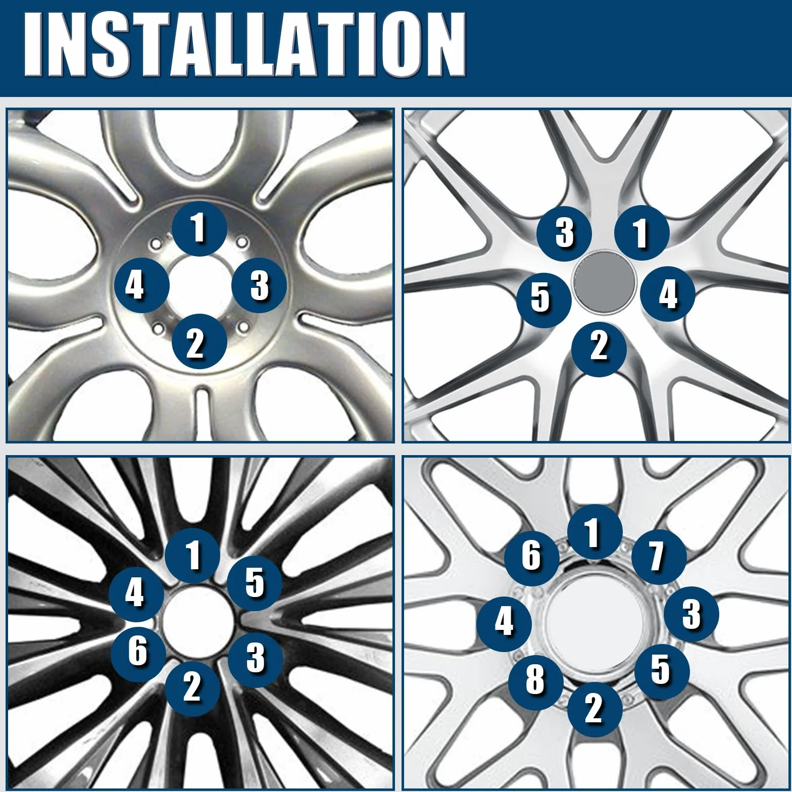 GAsuppply 20 x otwartych nakrętek do kół M12 x 1,5, stożek SW19 60°, odpowiednie do: Hyundai KIA Mazda Citroen, nakrętki do felg aluminiowych (czarne)