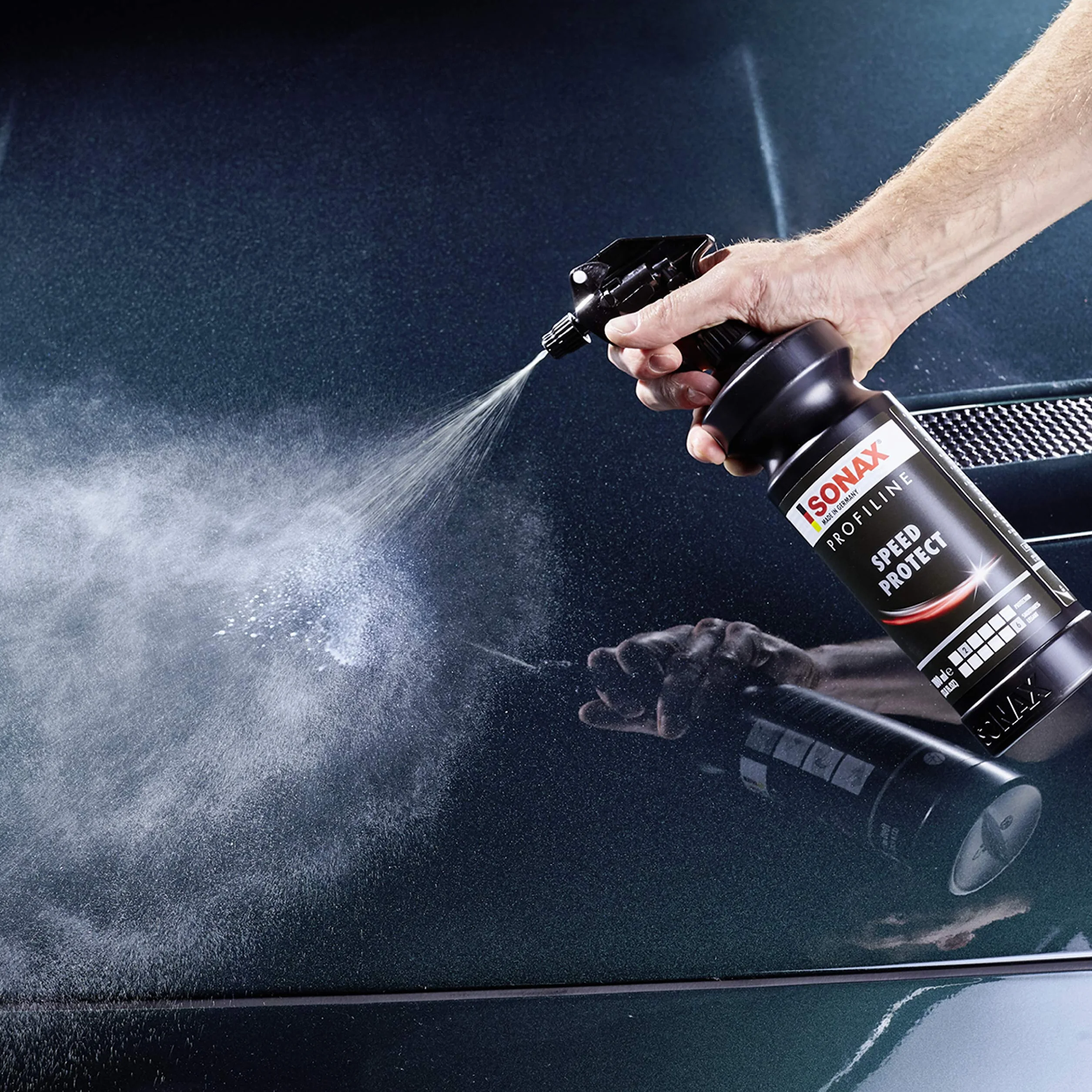 SONAX PROFILINE SpeedProtect (1 litr) ochronne szybkie wykończenie do nowych, nowych lub pokrytych politurą powierzchni lakierowanych | nr art. 02884050