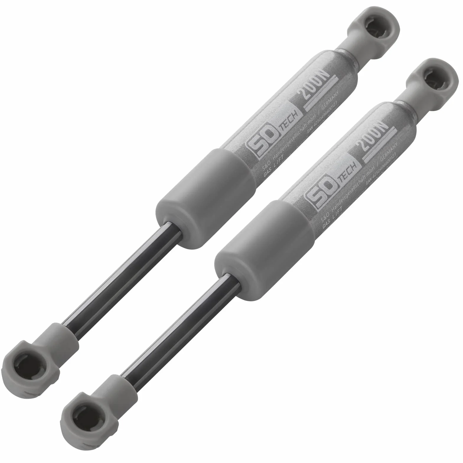 2 x SO-TECH® Original Lift-o-Mat Gasdruckdämpfer 200 N Gasdruckfeder für Kesseböhmer Beschlag