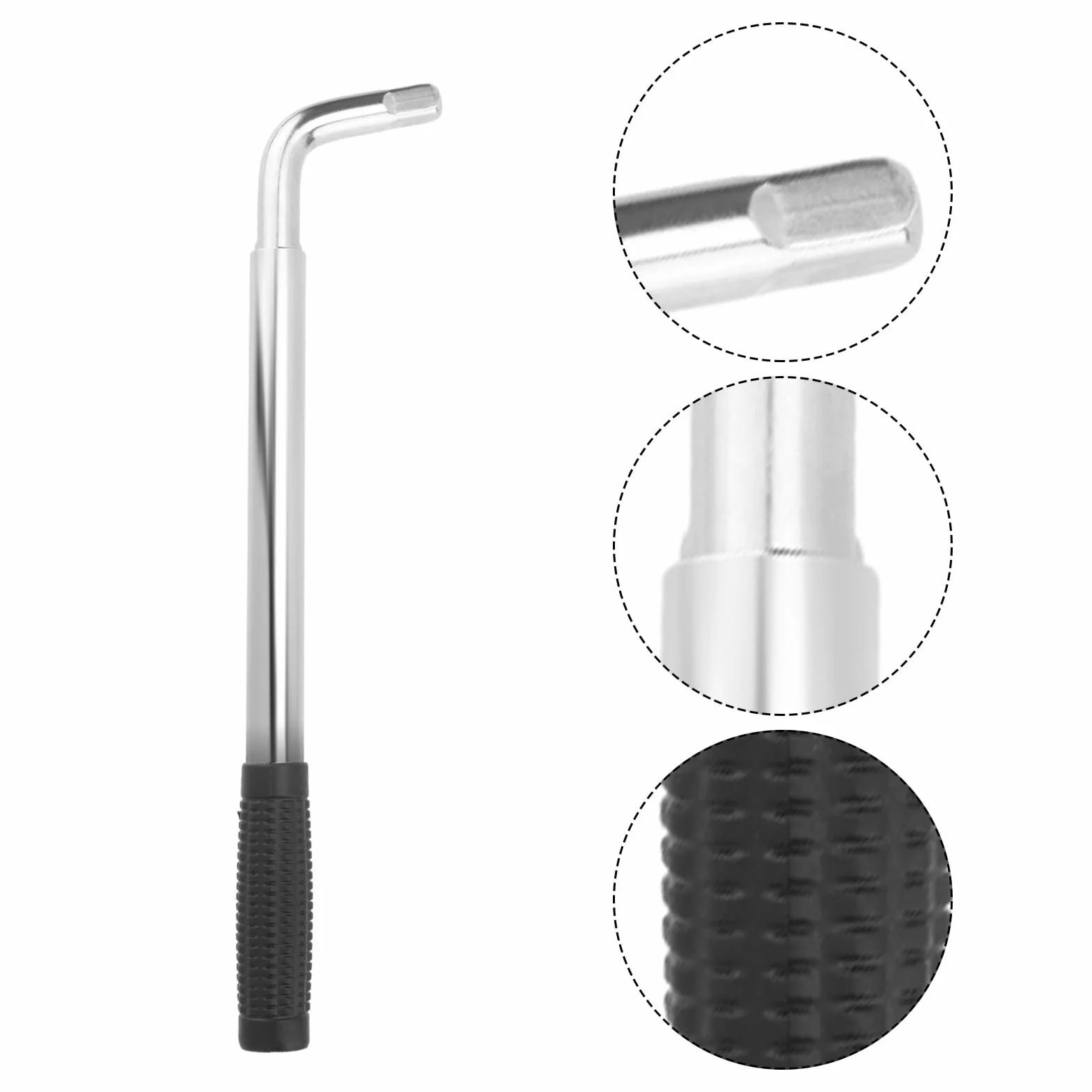 Zestaw kluczy do kó?, teleskopowy klucz do kó?, wysuwany klucz do nakr?tek kó?, z 2 standardowymi gniazdami 17/19 mm 21/23 mm z torb? do przechowywania do wymiany opon