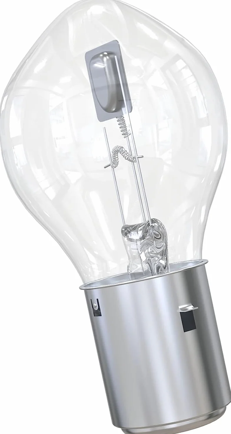 LIGHTWORLD24 BA20d S2 35/35W 12V reflektor halogenowy do motocykla, super jasne światła drogowe, światła mijania, skutera, skutera, skutera, Bilux, żarówki, 10 sztuk