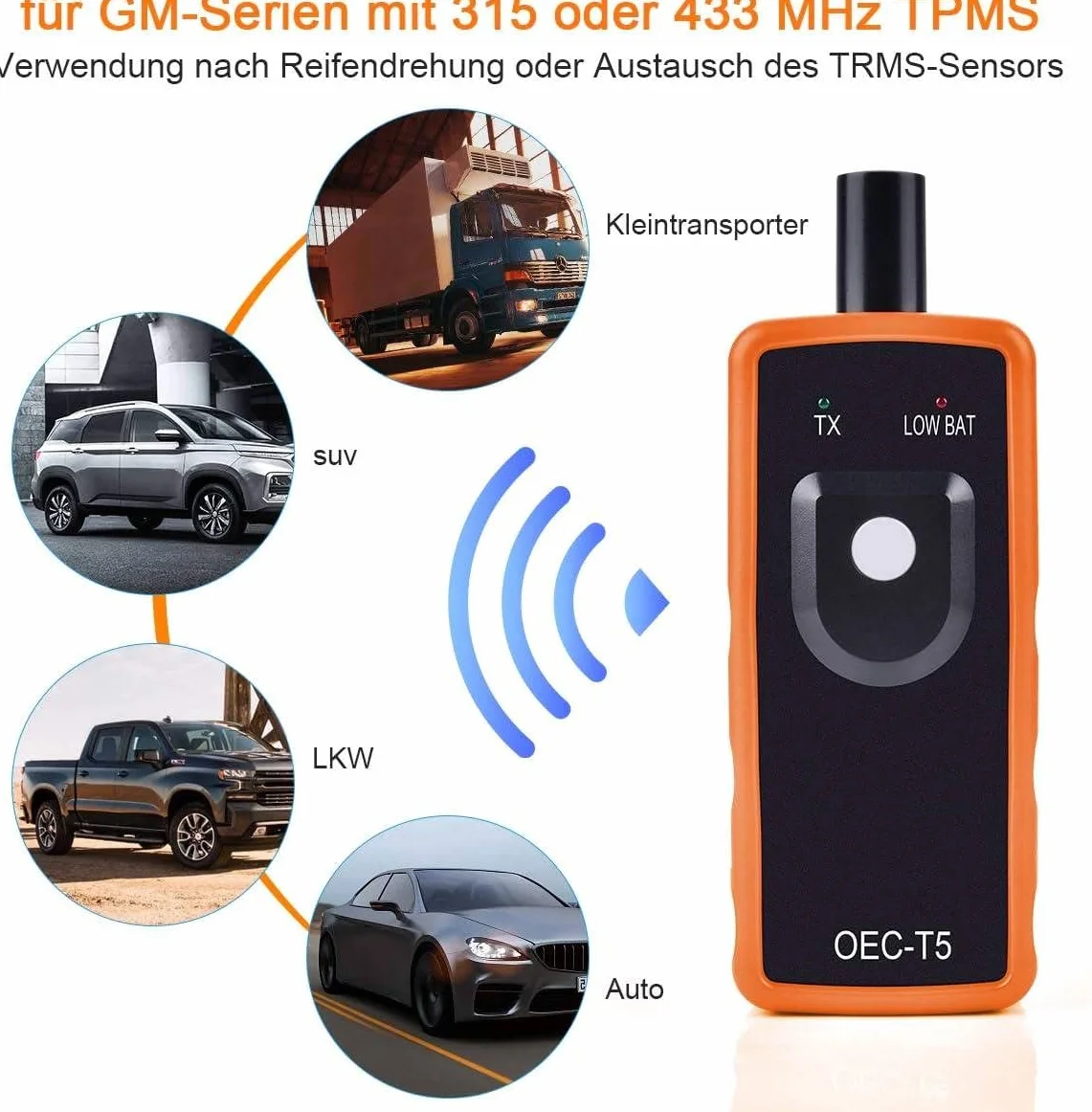 Narzędzie do resetowania TPMS do GM EL50448 narzędzie do resetowania ciśnienia w oponach czujnik ciśnienia w oponach system monitorowania ciśnienia czujniki do GM Opel 2006-2021