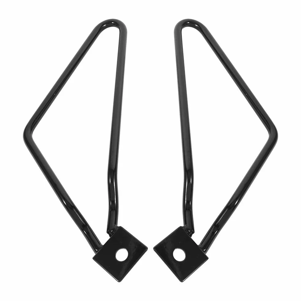 KIMISS Wsporniki do sakw motocyklowych 2x, czarne, for XL883/1200 HD1450/1584 – mocowanie sakw