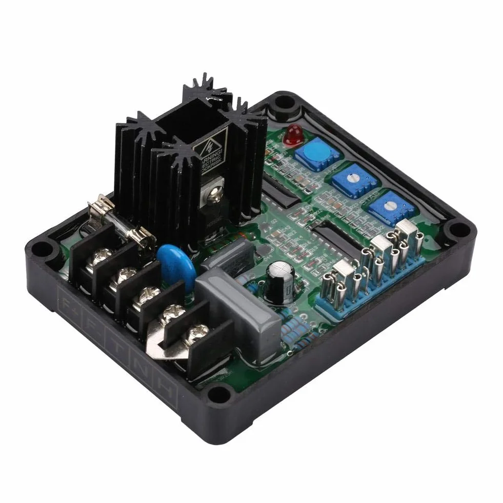 Regulator napięcia GAVR-8A, moduł automatycznego regulatora napięcia uniwersalnego generatora AVR 110/220/440 VAC Programowalny regulator napięcia wejściowego