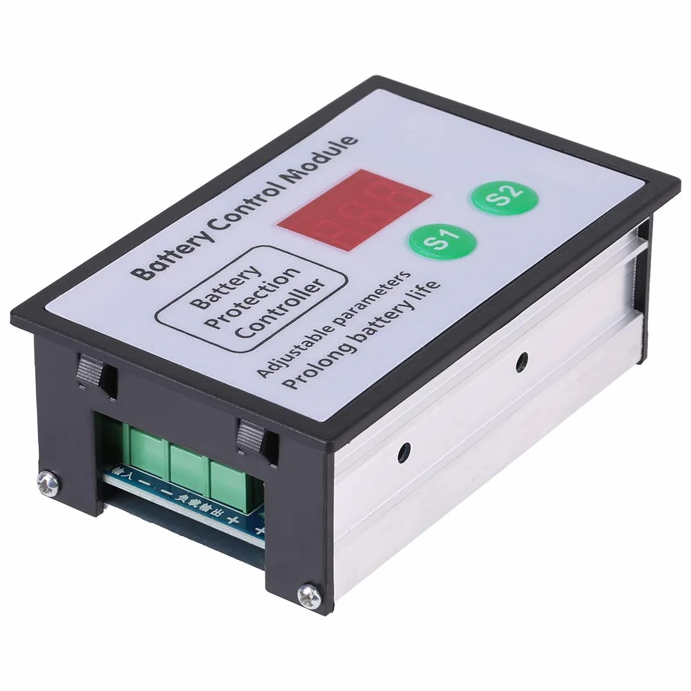 Kontroler baterii, 10 V-60 V 30 A moduł sterujący pod napięciem moduł nadmiernego rozładowania akumulatora, kontroler ładowania baterii