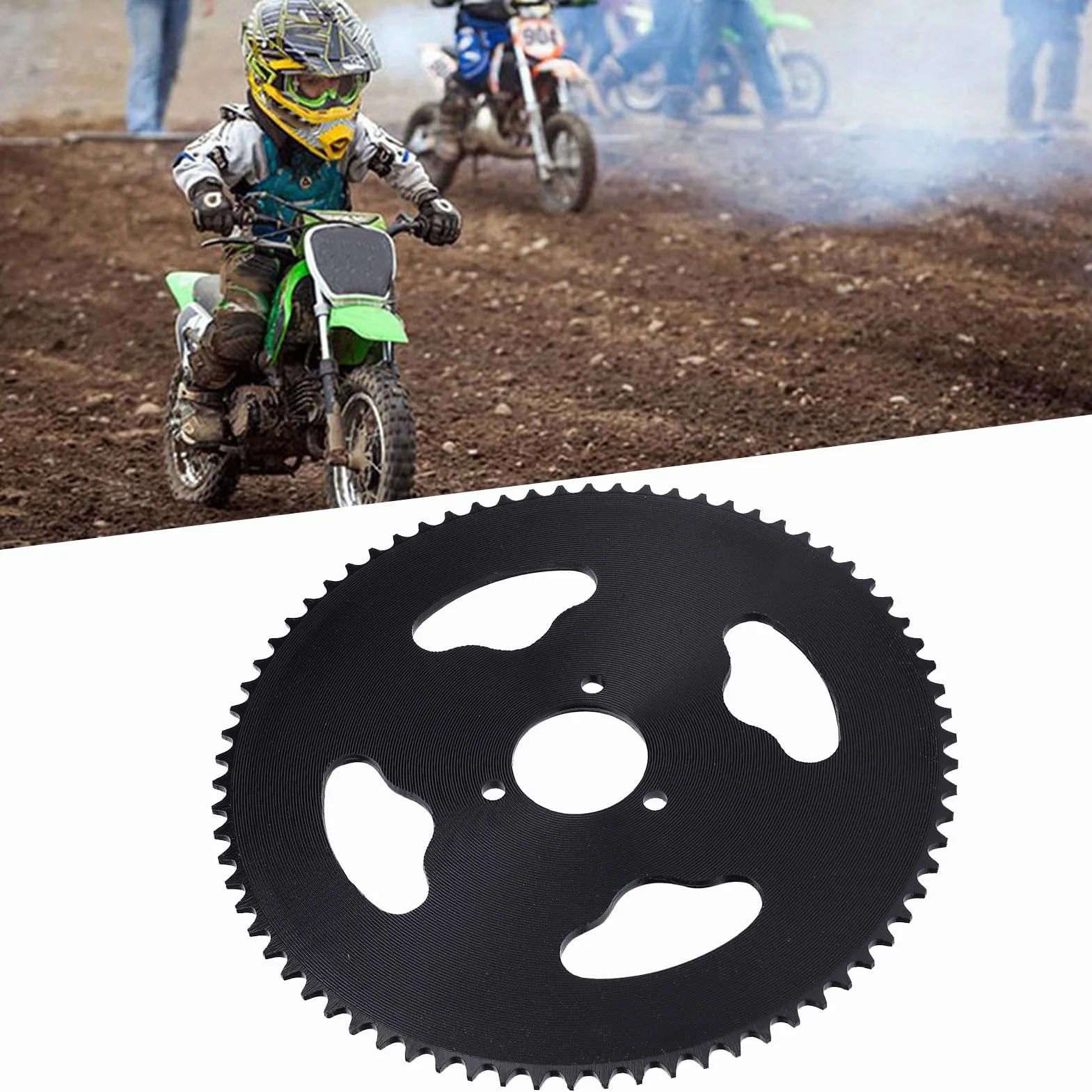 Tylna Zębatka Motocykla, Ząb T8F 74T 30MM Stalowa Zębatka Tylna Akcesoria Zamienne do Małych Pitbike'ów