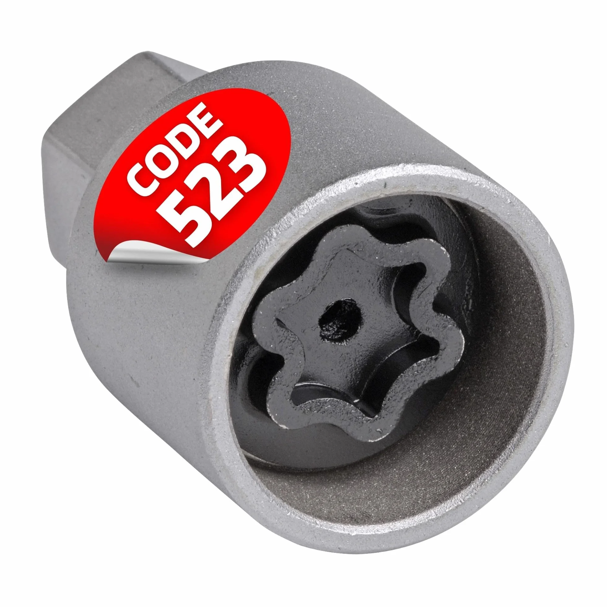 SW-Stahl 02383L-3 adapter do zamka felg, 523, nadaje się do VW I odkręcanie zamków felg I zabezpieczenie kół, narzędzie do demontażu, blokada obręczy, wykrętak i zabezpieczenie felg
