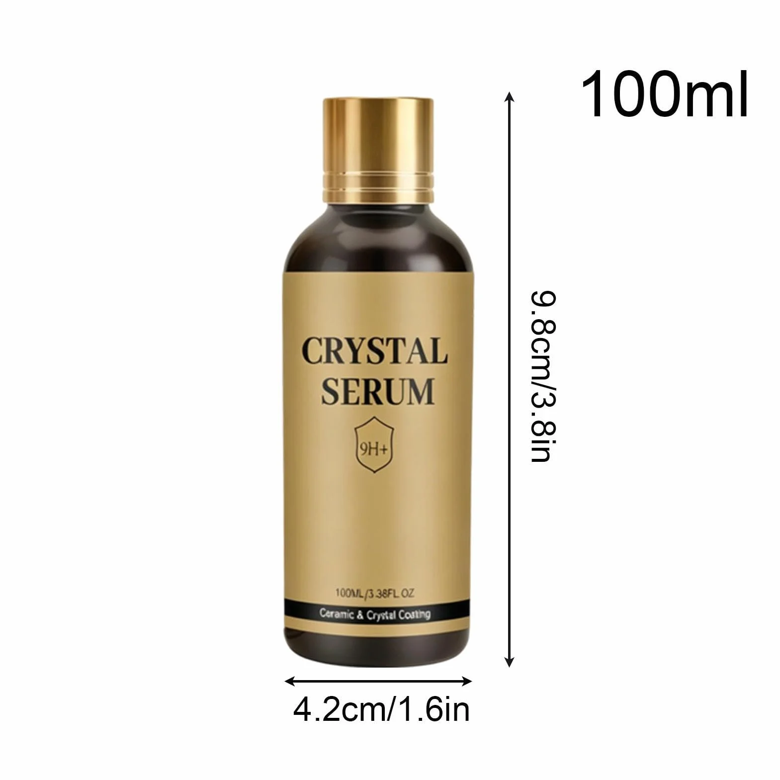 PTZ Crystal Serums | 100 ml zaawansowana powłoka grafenowo-ceramiczna do samochodów | 9H+ powłoki ceramiczne i kryształowe do ochrony lakieru samochodowego, błyszcząca hydrofobowość, odporność na