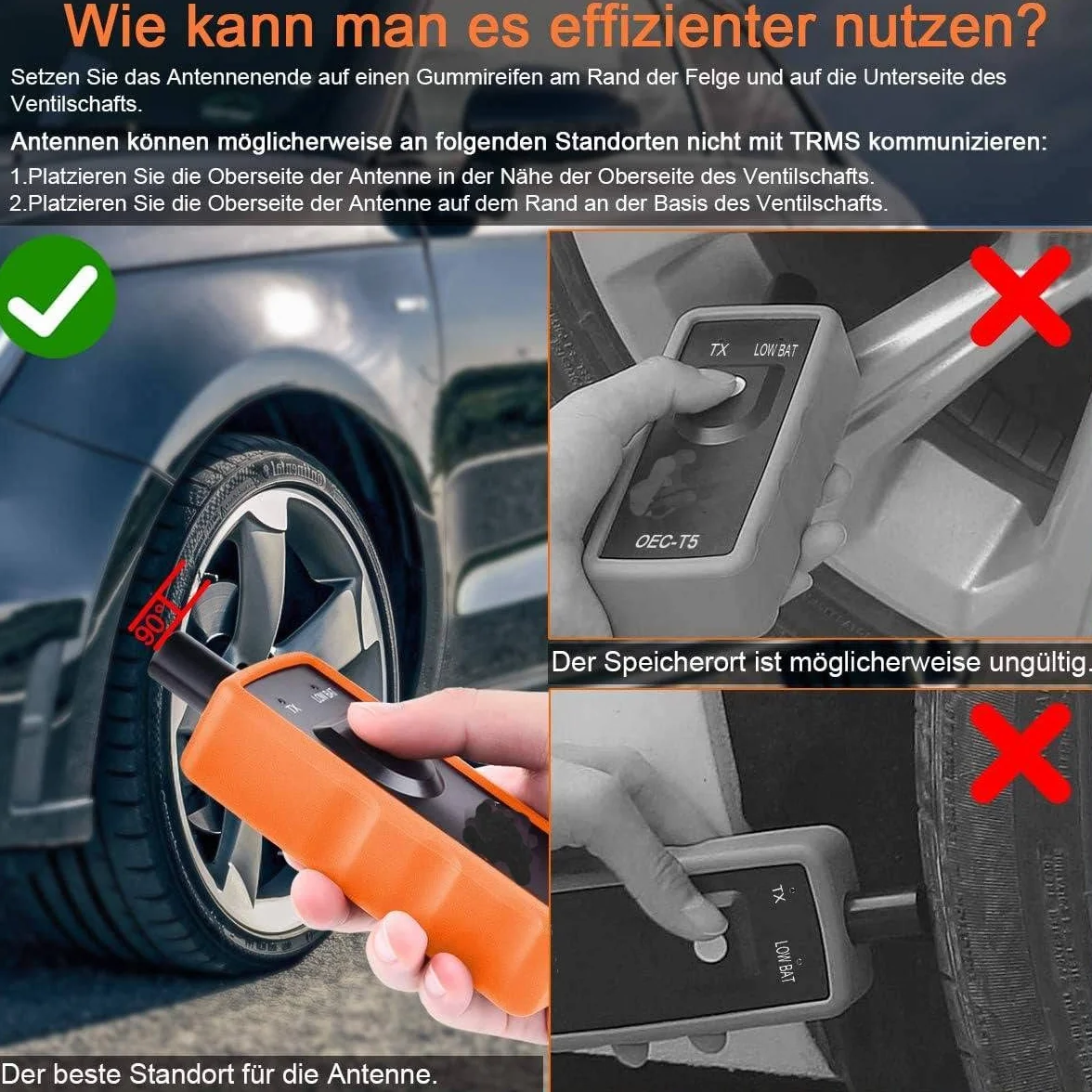 Narzędzie do resetowania TPMS do GM EL50448 narzędzie do resetowania ciśnienia w oponach czujnik ciśnienia w oponach system monitorowania ciśnienia czujniki do GM Opel 2006-2021