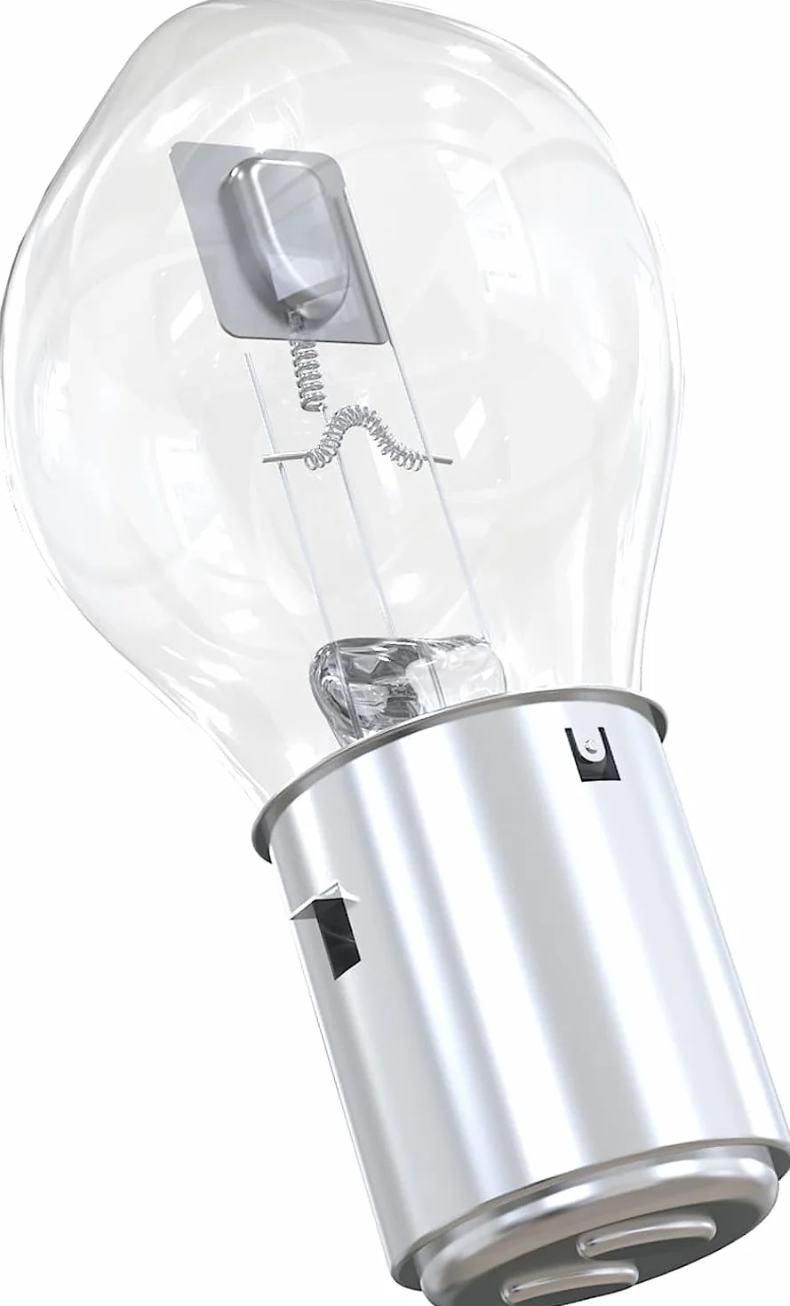 LIGHTWORLD24 BA20d S2 35/35W 12V reflektor halogenowy do motocykla, super jasne światła drogowe, światła mijania, skutera, skutera, skutera, Bilux, żarówki, 10 sztuk