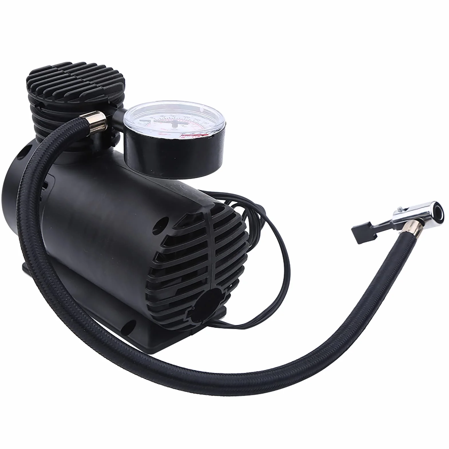 Przenośna mini sprężarka powietrza elektryczna pompa infaltorowa do opon 300 PSI z czujnikiem ciśnienia do rowerów, samochodów, motocykli