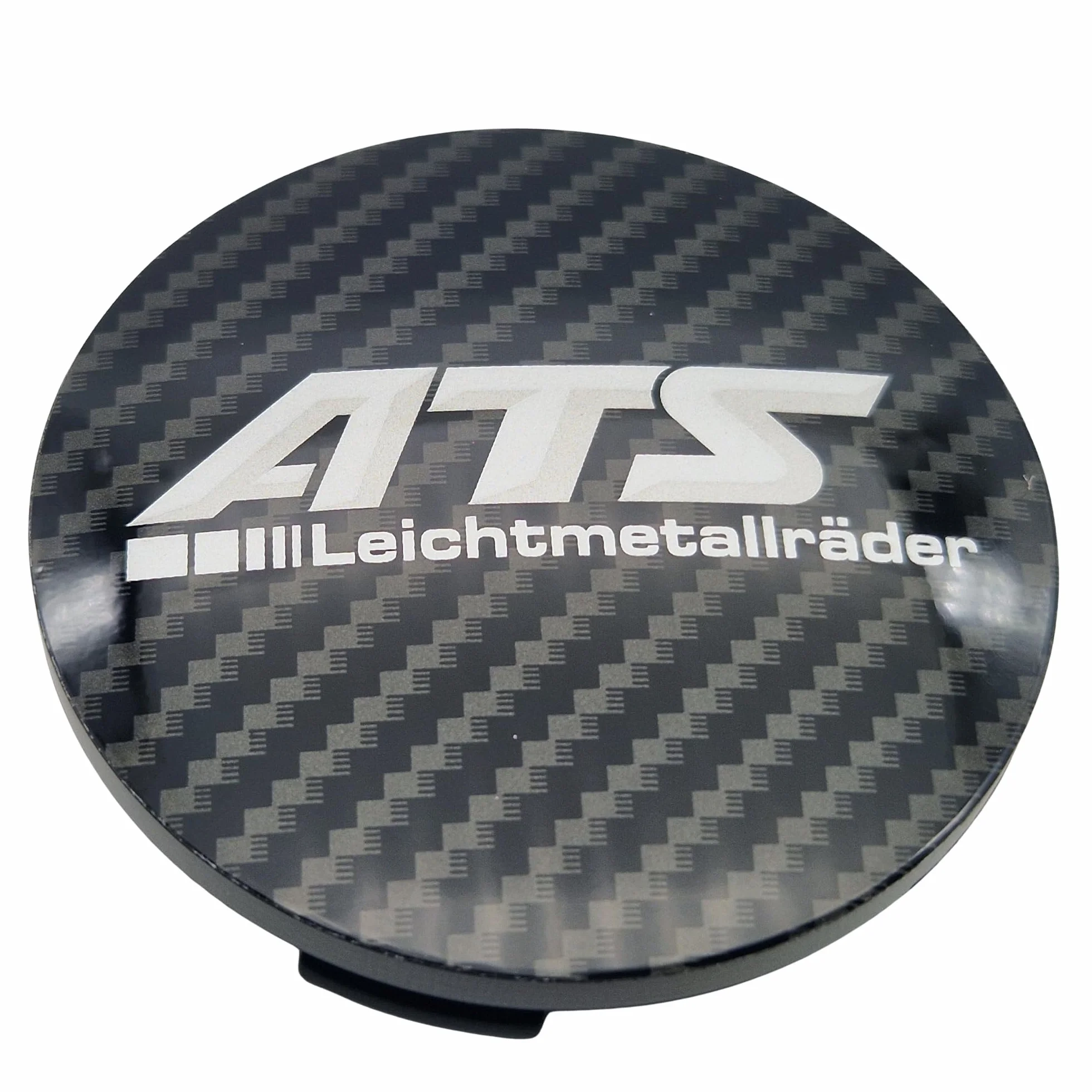 1 x ATS dekiel do felg 60 mm, węgiel (N23) ciemny 3D (ATA) - oryginalna zaślepka do felgi/pokrywa piasta/osłona piasty
