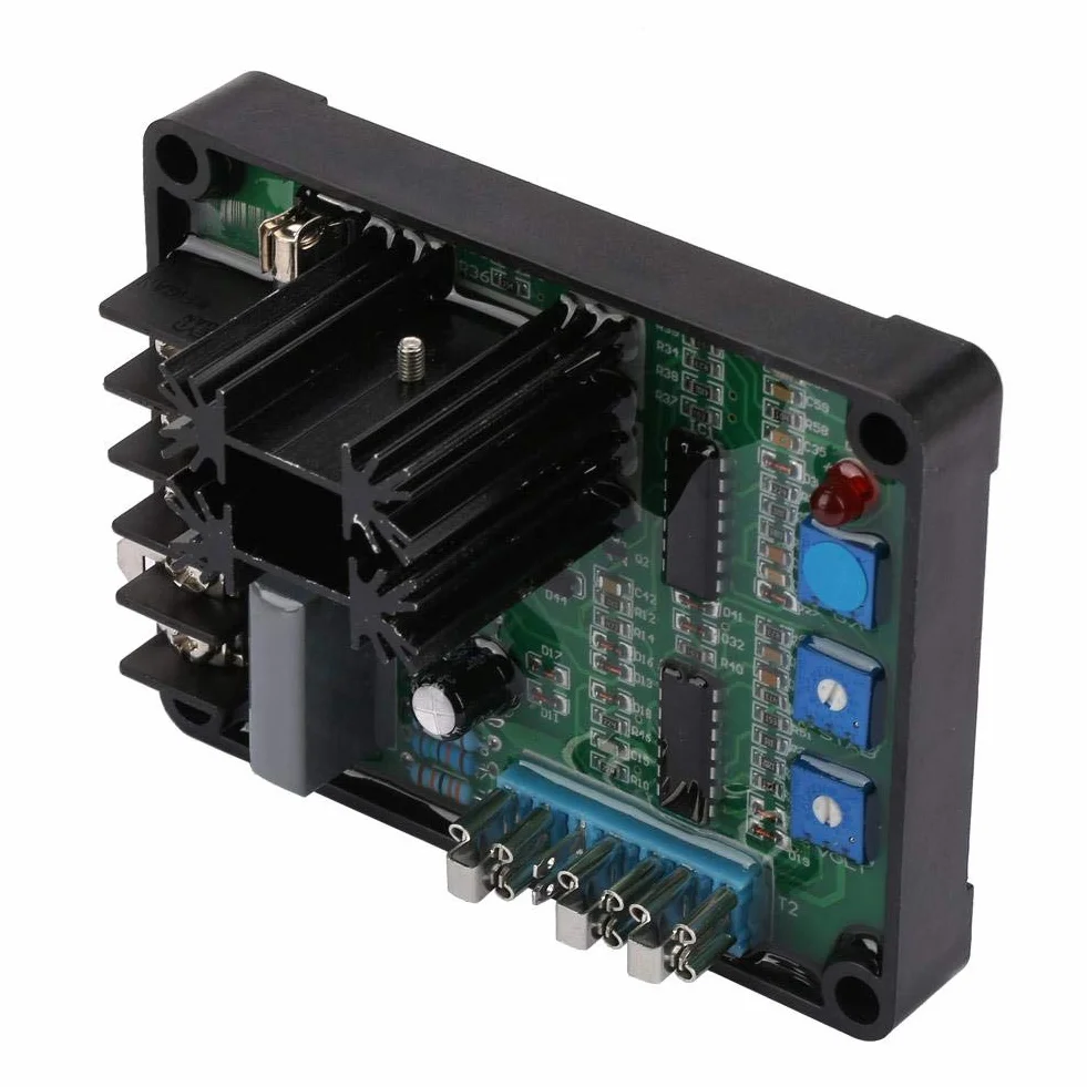 Regulator napięcia GAVR-8A, moduł automatycznego regulatora napięcia uniwersalnego generatora AVR 110/220/440 VAC Programowalny regulator napięcia wejściowego